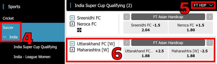 x5Bet Asian Handicap HEP0 ความหมายอธิบาย